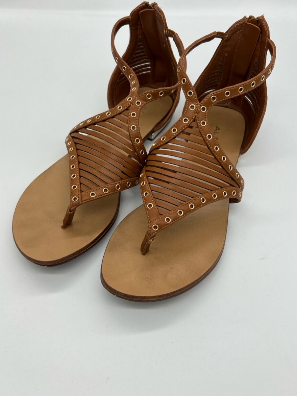 Aldo Women’s Brown Strappy Gladiator Sandals